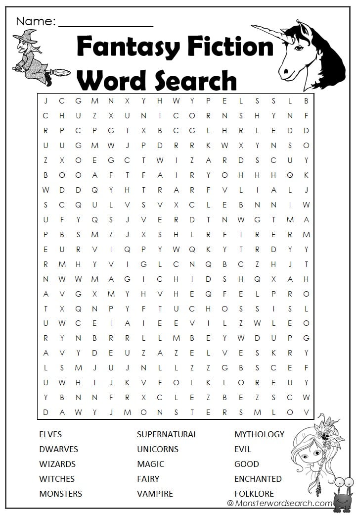 Printable Fantasy Football - Printable Word Searches